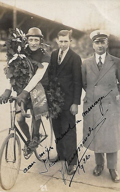 Wielrenners Op Ansichtkaarten Van 1900 1925 Handtekeningen Van Wielrenners