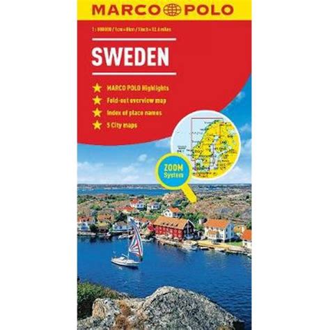 Sweden Road Map Geographica
