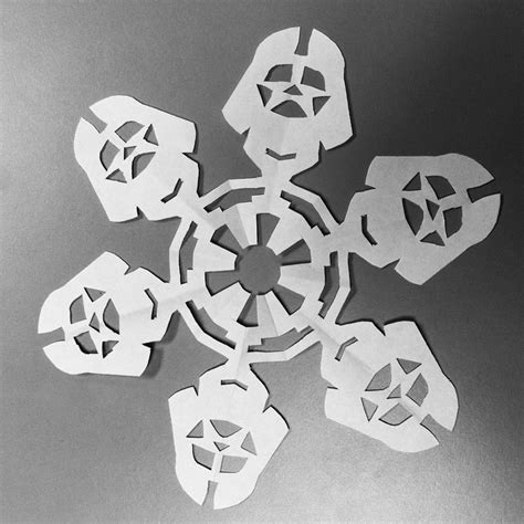 Its Snowing Star Wars 10 New Diy Star Wars Paper Snowflake Templates