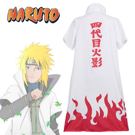 Namikaze Minato Cosplay From Naruto Costumes 4th Hokage Cloak Cape Cosplay Costume Outfit Lazada