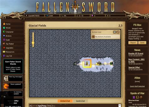 Fallen Sword играть онлайн Обзор браузерной Rpg Fallen Sword
