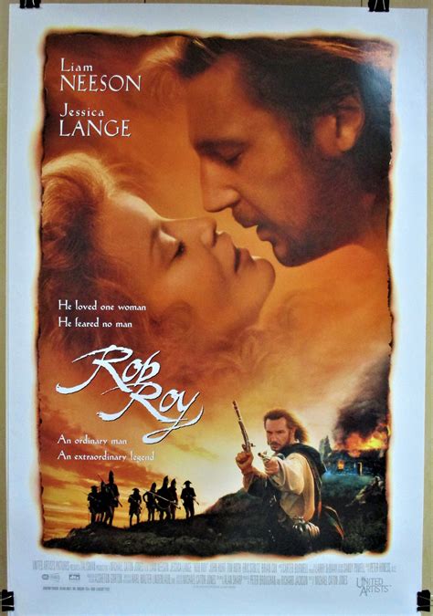 Rob Roy 1995 Original Us One Sheet Poster Approx 27 X 41 Rolled
