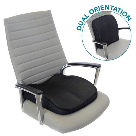 Warm chair pads are especially nice for when the temperature drops. Memory Foam Seat Cushion for Lower Back Support & Seat ...