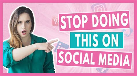 Bad Social Media Habits To Stop In 2020 Stop Doing This If You Want
