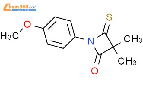 113386 84 8 2 Azetidinone 1 4 Methoxyphenyl 3 3 Dimethyl 4 Thioxo