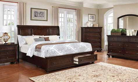5 Piece Bedroom Set Includes Queen Storage Bed 7 Drawer Dresser And