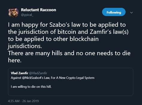 In Defense Of Szabos Law For A Mostly Non Legal Crypto System By