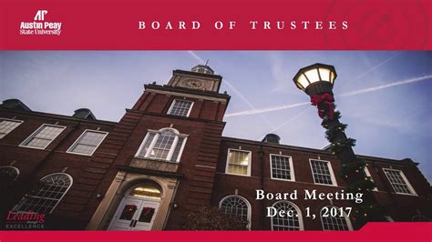 Board Of Trustees Meeting 12117 Youtube