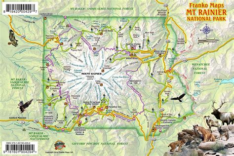 26 Mt Rainier National Park Map Maps Online For You