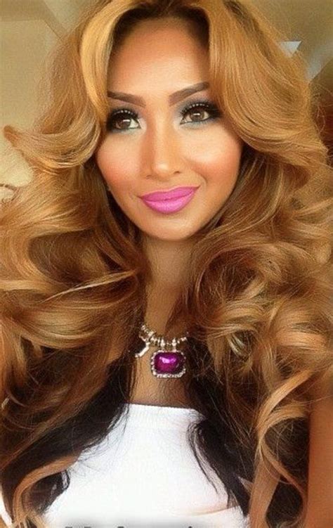 Domido ombre honey blonde lace front wigs for black women brazilian human hair wig loose wave wigs with baby hair 150 density remy hair wig #4 to honey blonde color wig (20inch, 130% density). Beautiful Honey Blonde Flip Lace Front Wig | Custom Lace ...