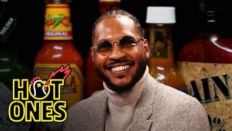 Hot Ones Carmelo Anthony Goes Hard In The Paint While Eating Spicy Wings TV Episode IMDb