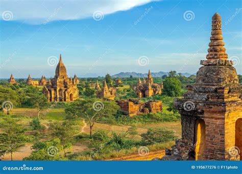 Bagan Cityscape Of Myanmar In Asia Stock Photo Image Of Skyline