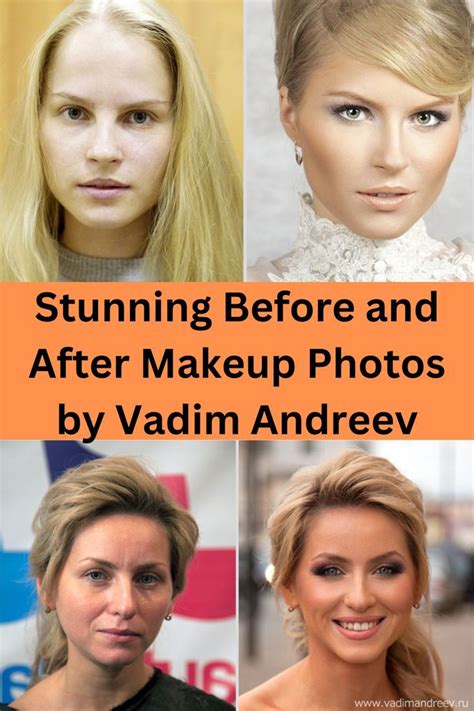 Stunning Before And After Makeup Photos By Vadim Andreev Photo Makeup