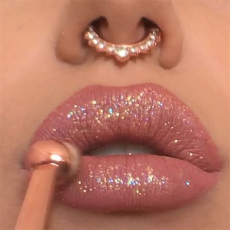 Dust Glitter Over Lipstick Glitzernde Lippen Schminkzeug Lippenstifte
