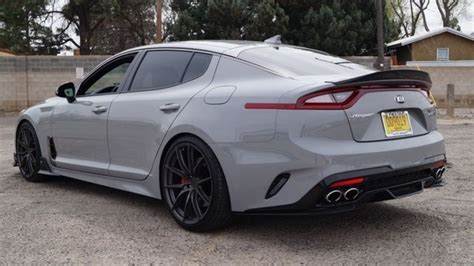 Ceramic Grey Kia Stinger Kia Motors Sports Cars Luxury