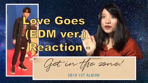 Love Goes Sb19 Edm Ver Reaction Youtube