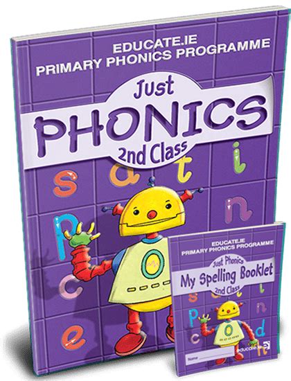 Just Phonics 2nd Class Primary School Books English Second Class