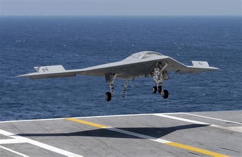 X 47b Navy Drone Completes First Ever Unmanned Carrier Landing Nbc News