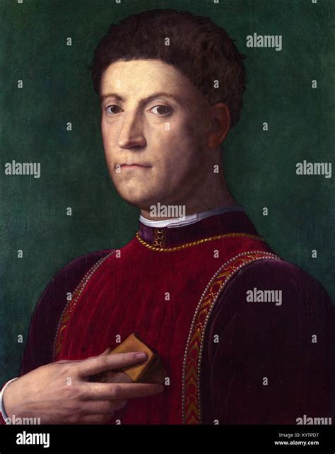 Agnolo Di Cosimo Agnolo Bronzino Portrait Of Piero De Medici The