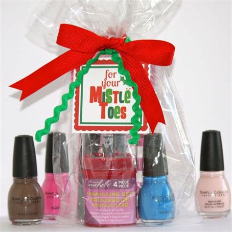 For Your Mistletoes Printable Nail Polish T Tag What A Super Cute