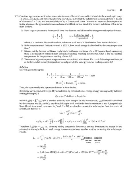 Radiative Heat Transfer 3rd Edition Modest Solutions Manual