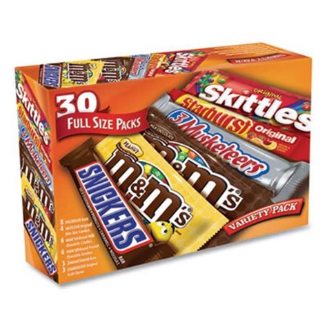 Mars Full Size Candy Bars Variety Pack Assorted 30box Free Delivery