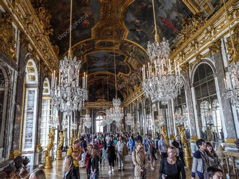 Hall Of Mirrors Versailles France Stock Editorial Photo © Pryzmat