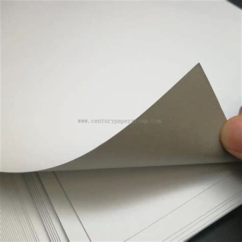 300gsm Duplex Paper Board Gray Back Duplex Paperboard From China