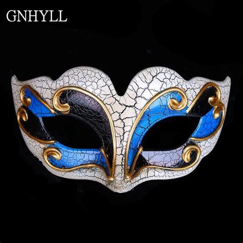 Gnhyll New Venetian Ball Masks Upper Crack Half Face Masquerade Mask