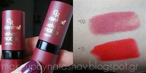 Golden rose crayon matte lipstick 28 shades red nude pink brown velvet pencil. Review: Golden Rose Velvet Matte lipstick - Natasha V ...