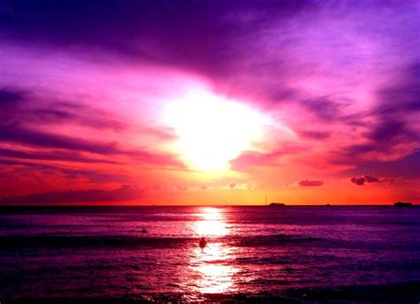 Hawaiian Purple Sunset Amazing Wallpapers