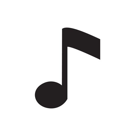 Note Music Icon Vector Isolated Template Tone Icon Tone Icon Vector