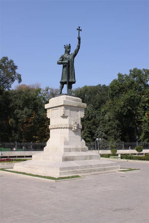 Moldova Chisinau Monument Stefan Cel Mare Editorial Photography Image