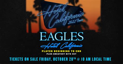 Eagles Add 2023 Hotel California Tour Dates Live Nation Entertainment