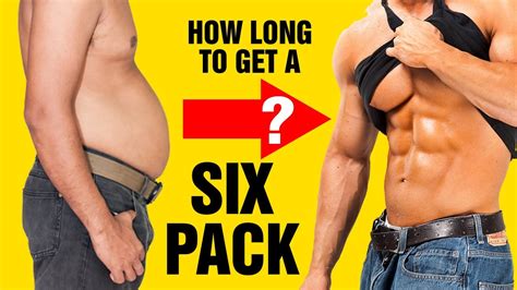🔥🔥 How Long Does It Take To Get Six Pack Abs Use This Formula To Find Out Youtube