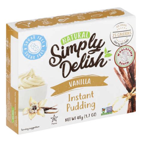 Simply Delish Natural Pudding Vanilla 48g Clicks