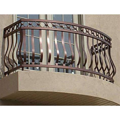 Iron stair handrail custom design wrought iron hand railing for indoor stairs. Designer Railing - MS Designer Balcony Railings ...