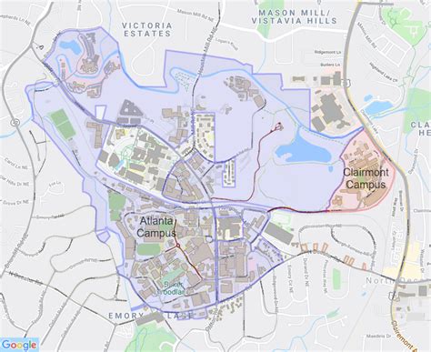 Emory University Campus Map Verjaardag Vrouw 2020