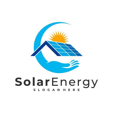 Care Solar Logo Vector Template Creative Solar Panel Energy Logo