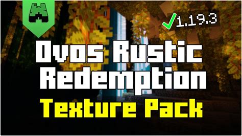 How To Install Ovos Rustic Redemption In Minecraft 1193 2022 Youtube