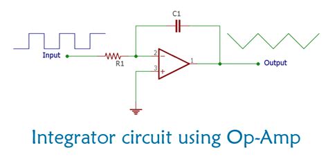 Integrator Circuit Op Amp Circuit Diagram