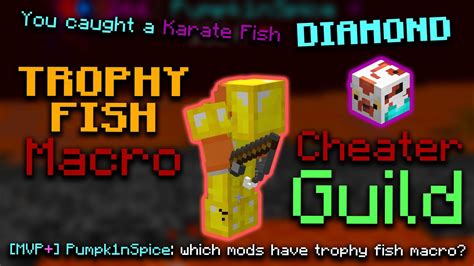 Top Guild Player Macroing Trophy Fish Minute Macro Hypixel