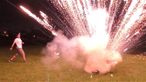 Firework Mortar Blows Up In Tube Youtube