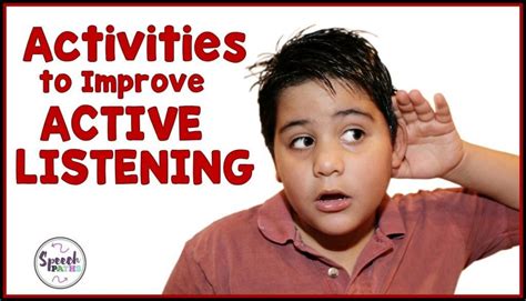 Active Listening Skills Activities For Middle School Students