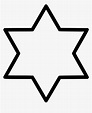 6 Point Star Png - Six Pointed Star Icon, Transparent Png , Transparent ...