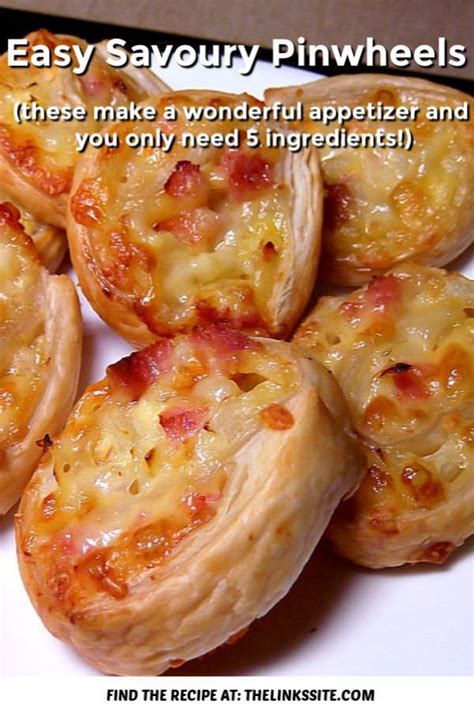 These Savoury Pinwheels Are So Easy To Make And They Are A Great Party