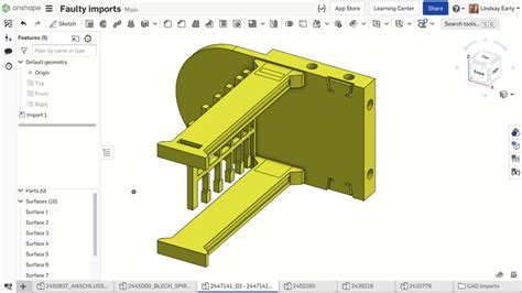 Tech Tip How To Repair Imported Models In Onshape