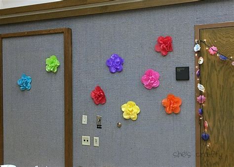 I love the …winters melt into spring sign. She's crafty: Spring party decor ideas