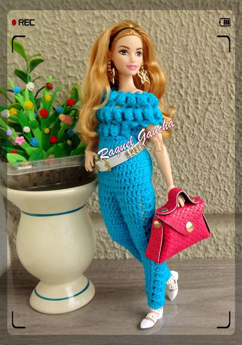 Barbie Curvy Roupas Barbie De Crochê Roupas De Crochê Vestido Barbie