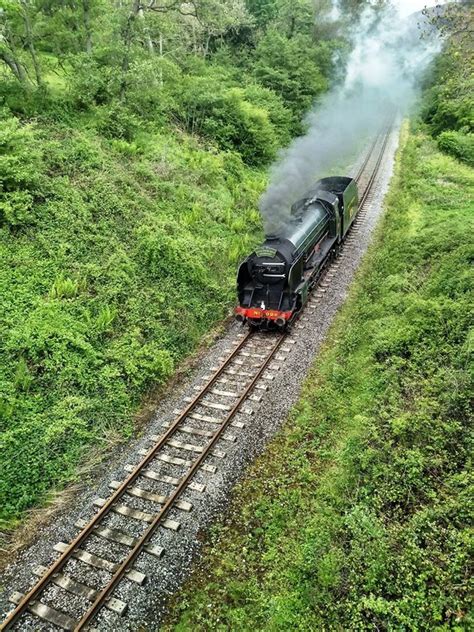 Steam Locomotive Spotted Running On North Yorkshire Moors Railway